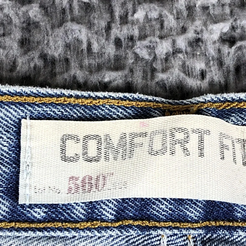 Levis 560 Jeans Mens 38x33 Blue Relaxed Fit Tapered Denim Light Wash Casual